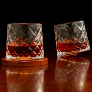 Intercontinental Mercantile Set Of Ashford Glasses And Coasters* All For Spirits