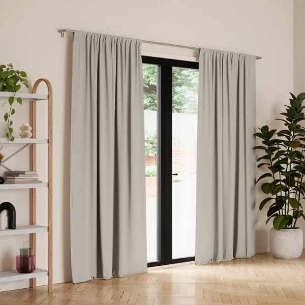 Umbra Set Of Beige Blackout Curtains - Twilight* Poles & Curtains