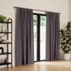 Umbra Set Of Charcoal Blackout Curtains - Twilight* Poles & Curtains
