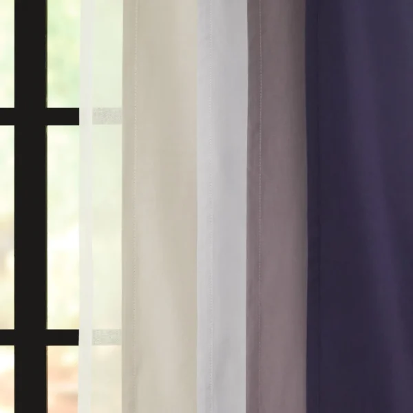 Umbra Set Of Charcoal Blackout Curtains - Twilight* Poles & Curtains