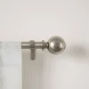Umbra Silver Curtain Rod - Bolas* Poles & Curtains