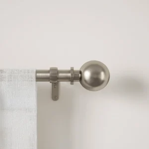 Umbra Silver Curtain Rod - Bolas* Poles & Curtains