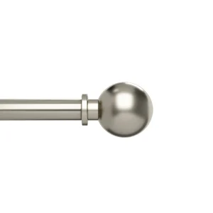 Umbra Silver Curtain Rod - Bolas* Poles & Curtains