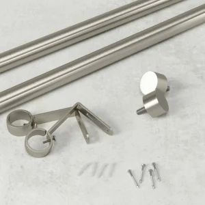 Umbra Silver Curtain Rod - Cappa* Poles & Curtains