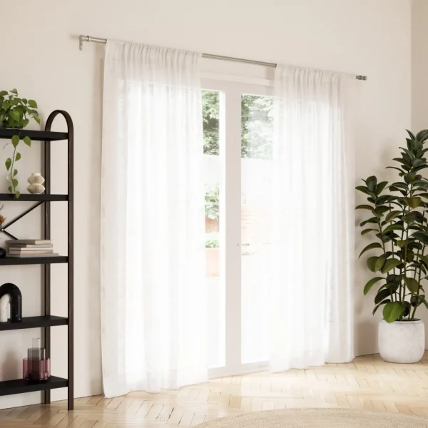 Umbra Silver Curtain Rod - Cappa* Poles & Curtains