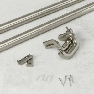 Umbra Silver Curtain Rod - Twilight* Poles & Curtains