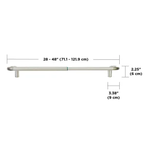 Umbra Silver Curtain Rod - Twilight* Poles & Curtains