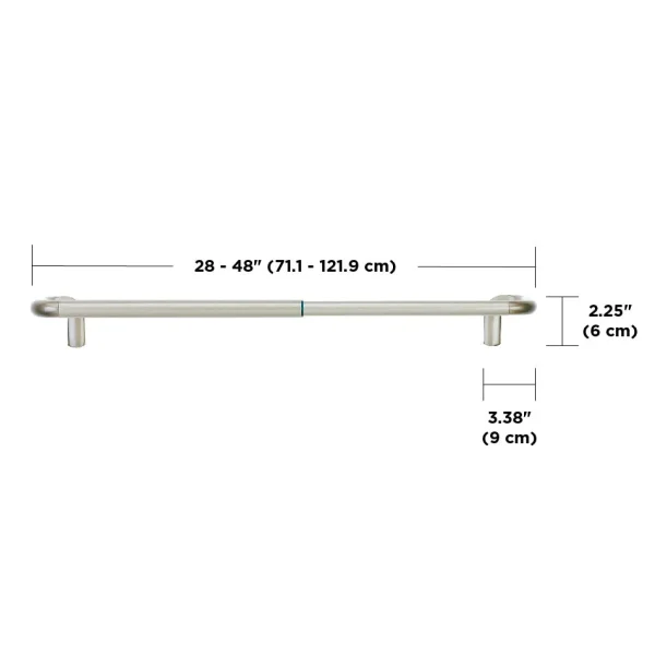 Umbra Silver Curtain Rod - Twilight* Poles & Curtains