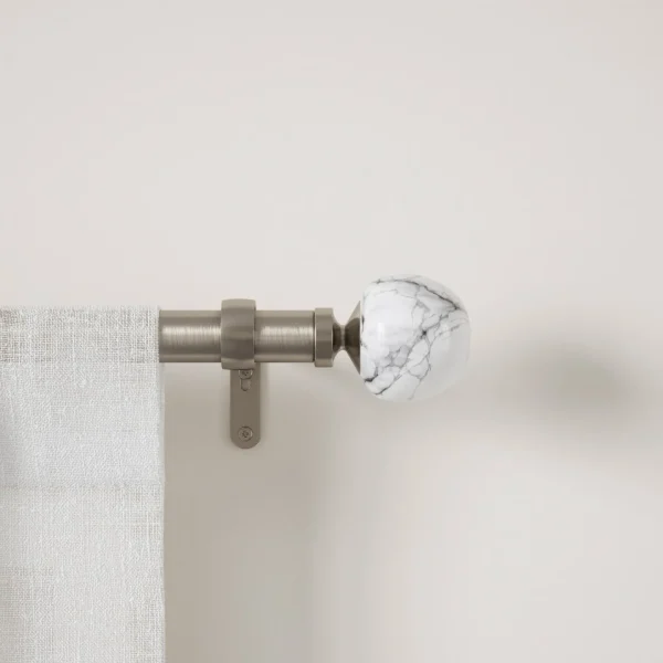 Umbra Silver Curtain Rod - Venus* Poles & Curtains