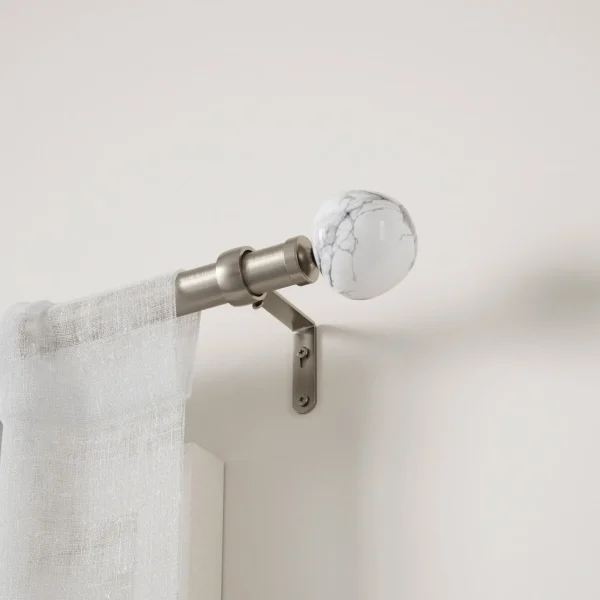 Umbra Silver Curtain Rod - Venus* Poles & Curtains