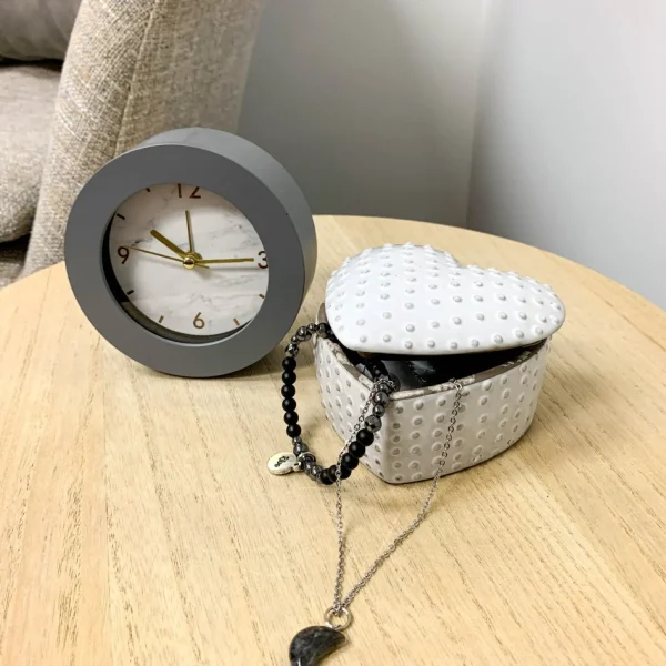 Attitudes Import 2 Small Alarm Clock - Gray* Decorative Objects