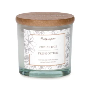 Attitudes Import Small Glass Candle - Fresh Cotton* Decorative Candles