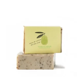 La Belle Excuse Small Kitchen Soap With Rosemary, Lemon & Coffee* Soaps