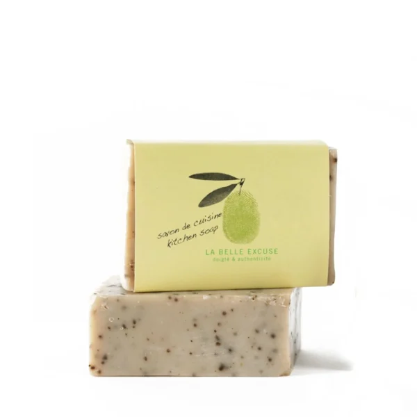 La Belle Excuse Small Kitchen Soap With Rosemary, Lemon & Coffee* Soaps