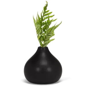 Abbott Small Matte Black Vase - Cashmere* Vases & Pots