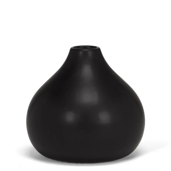 Abbott Small Matte Black Vase - Cashmere* Vases & Pots