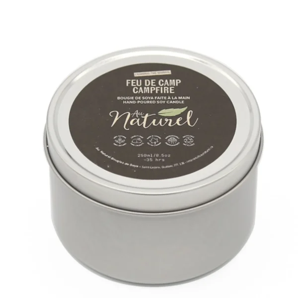 Au Naturel Soy Candle - Campfire* Scented Candles