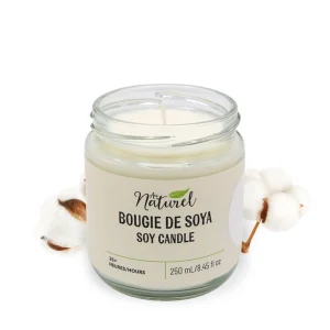 Au Naturel Soy Candle 250Ml - Cotton* Scented Candles