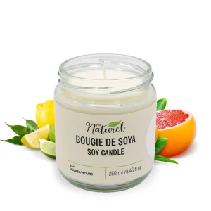Au Naturel Soy Candle 250Ml - Energy* Scented Candles