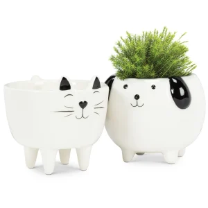 Abbott Standing Ceramic Pot - Cat* Vases & Pots
