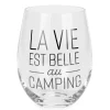 Attitudes Import 2 Steamless Wine Glass - Vie Au Camping* All For Wine