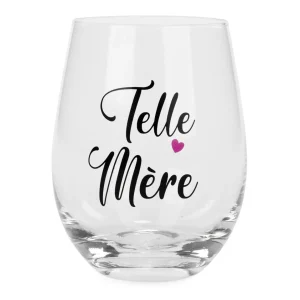 Attitudes Import 2 Stemless Wine Glass - Telle Mere Telle Fille* All For Wine