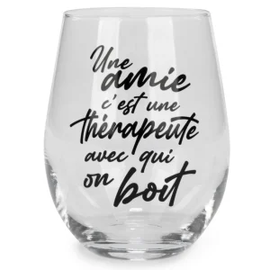 Attitudes Import Stemless Wine Glass - Une Amie* All For Wine