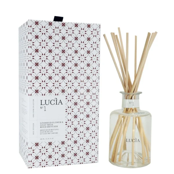 Pure Living Stick Diffuser - Linseed Flower And Goat's Milk* Stick Diffusers