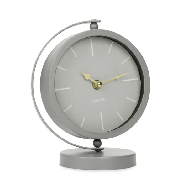 Attitudes Import 2 Table Clock - Grey* Decorative Objects