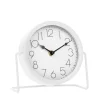 Attitudes Import Table Clock On Stand - White* Decorative Objects