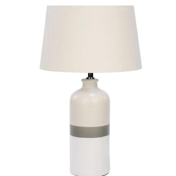 Attitudes Import 2 Table Lamp - Base With Gray Stripe* Luminaires