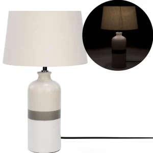 Attitudes Import 2 Table Lamp - Base With Gray Stripe* Luminaires