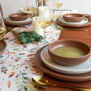 Safdie & Co Textured Fabric Tablecloth - Camel* Tablecloths, Placemats & Napkins