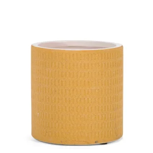 Attitudes Import Textured Pot - Mustard Yellow* Vases & Pots