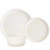 Safdie & Co 2 Tone Dish Set - Cream* Dishware
