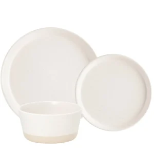 Safdie & Co 2 Tone Dish Set - Cream* Dishware