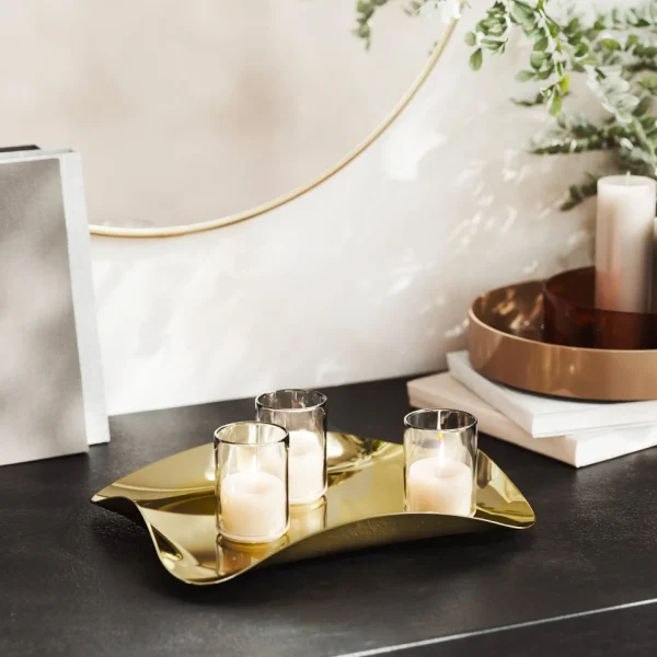Umbra Tray Brass - Wave* Plates, Trays & Containers