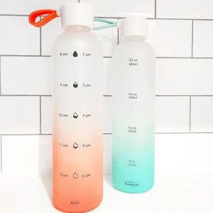 Trudeau Tritan Water Bottle - Peach* Traveling Mugs