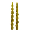 CTG Brands Twisted Candle Set - Green* Decorative Candles