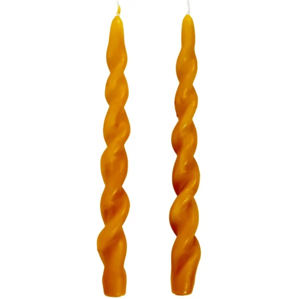 CTG Brands Twisted Candle Set - Ochres* Decorative Candles