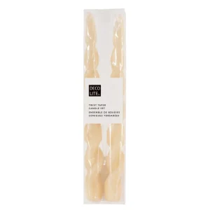 CTG Brands Twisted Candle Set - Sand* Decorative Candles