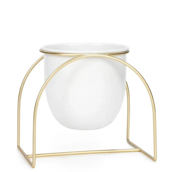 Attitudes Import Vase On Golden Stand* Vases & Pots