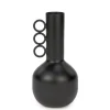 Attitudes Import Vase With 3 Handles - Black* Vases & Pots