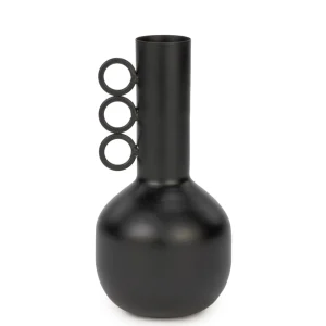 Attitudes Import Vase With 3 Handles - Black* Vases & Pots