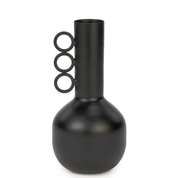 Attitudes Import Vase With 3 Handles - Black* Vases & Pots