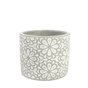 Nostalgia Import Vase With Flower Pattern - Cayenne* Vases & Pots
