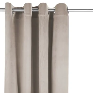 Attitudes Import 2 Velvet Curtain - Beige* Poles & Curtains