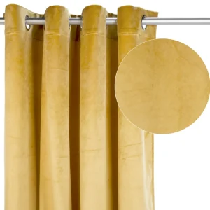 Attitudes Import 2 Velvet Curtain - Ocre* Poles & Curtains