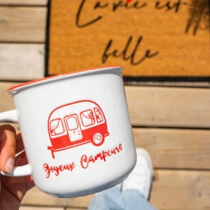 Nostalgia Import Vintage Mug - Joyeux Campeurs* Mugs With Text