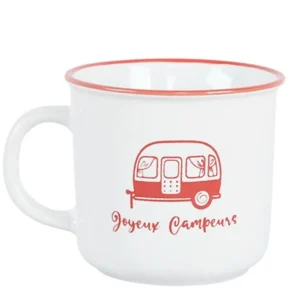 Nostalgia Import Vintage Mug - Joyeux Campeurs* Mugs With Text